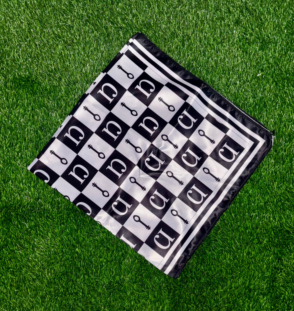 Signature Checkerboard Print Scarf