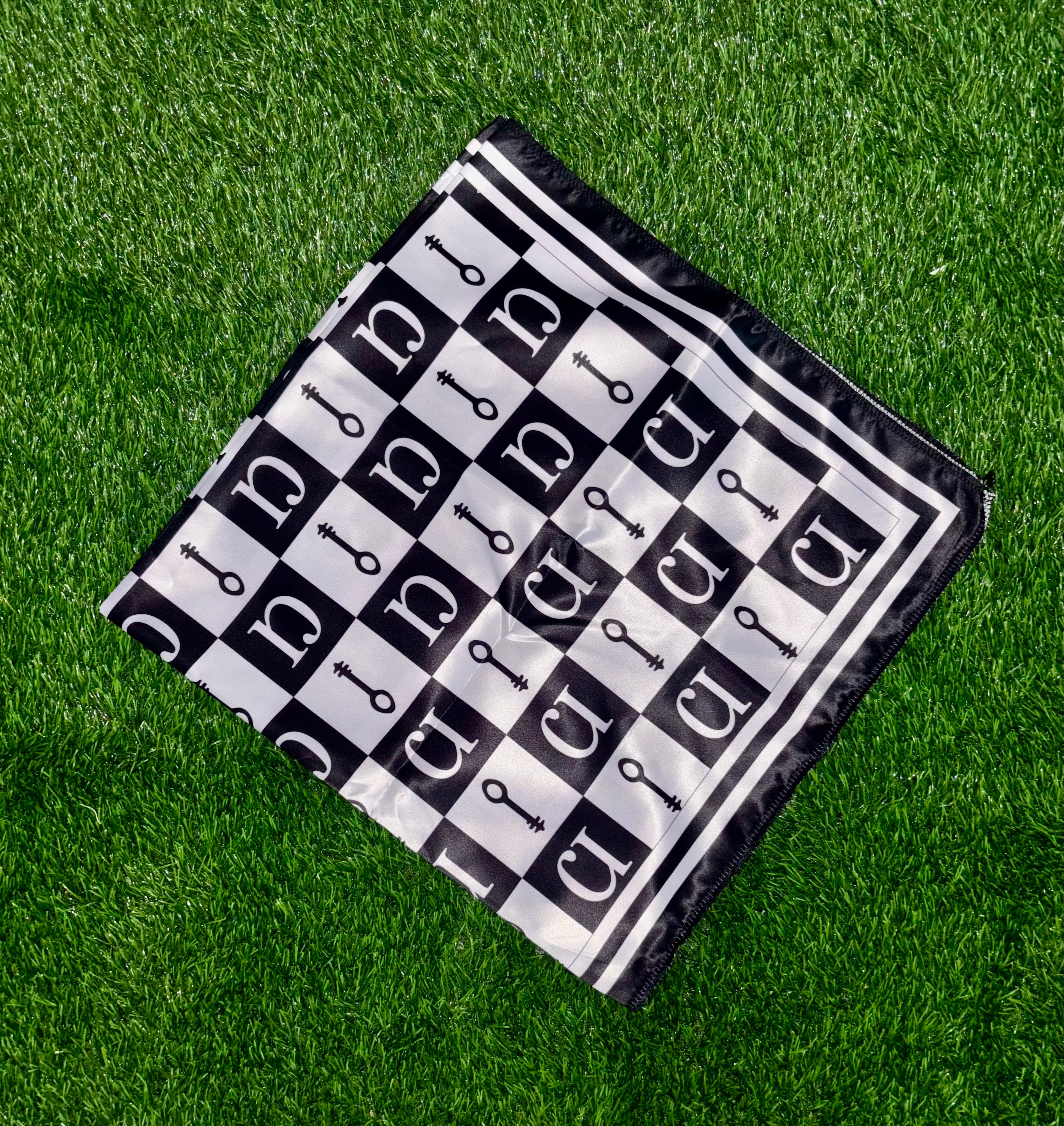 Signature Checkerboard Print Scarf