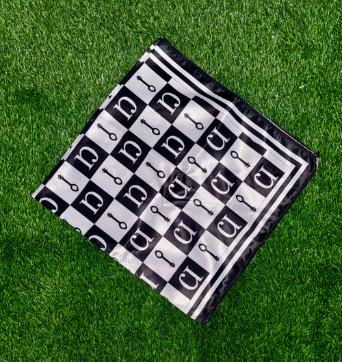 Signature Checkerboard Print Scarf