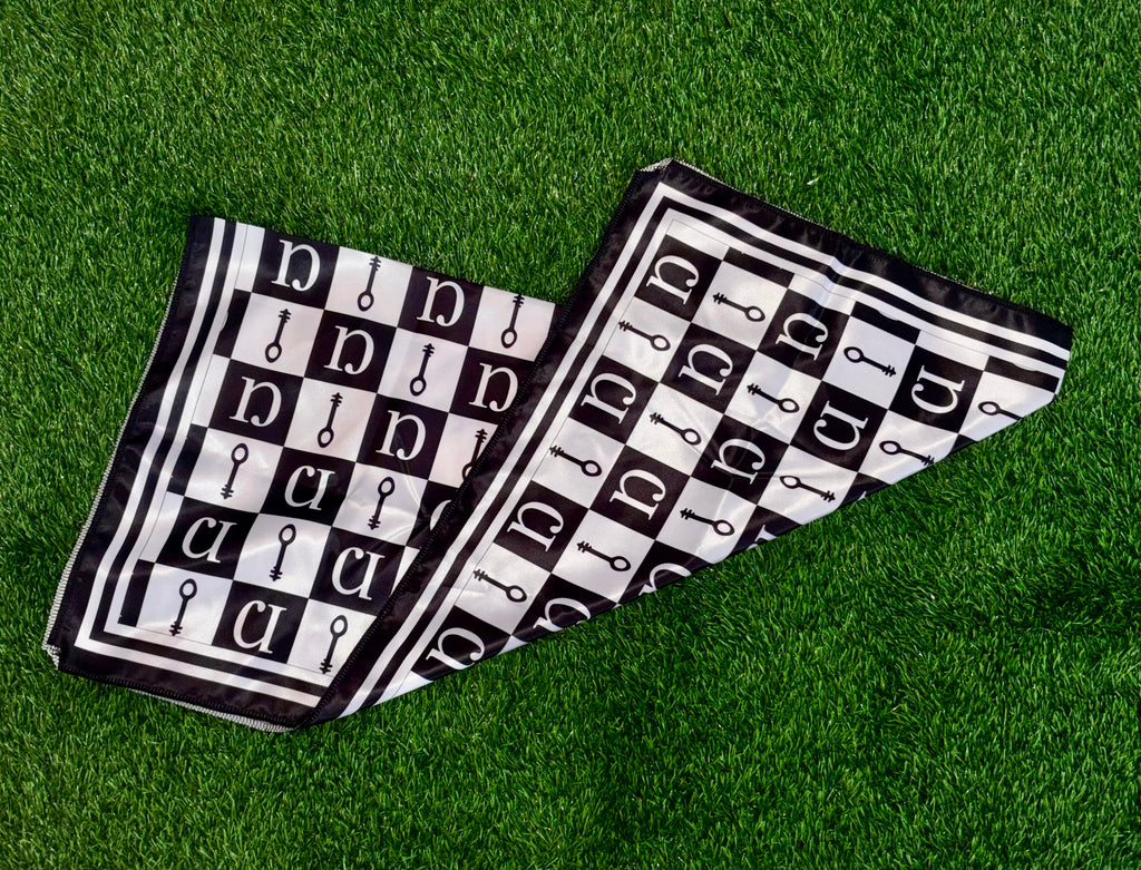 Signature Checkerboard Print Scarf
