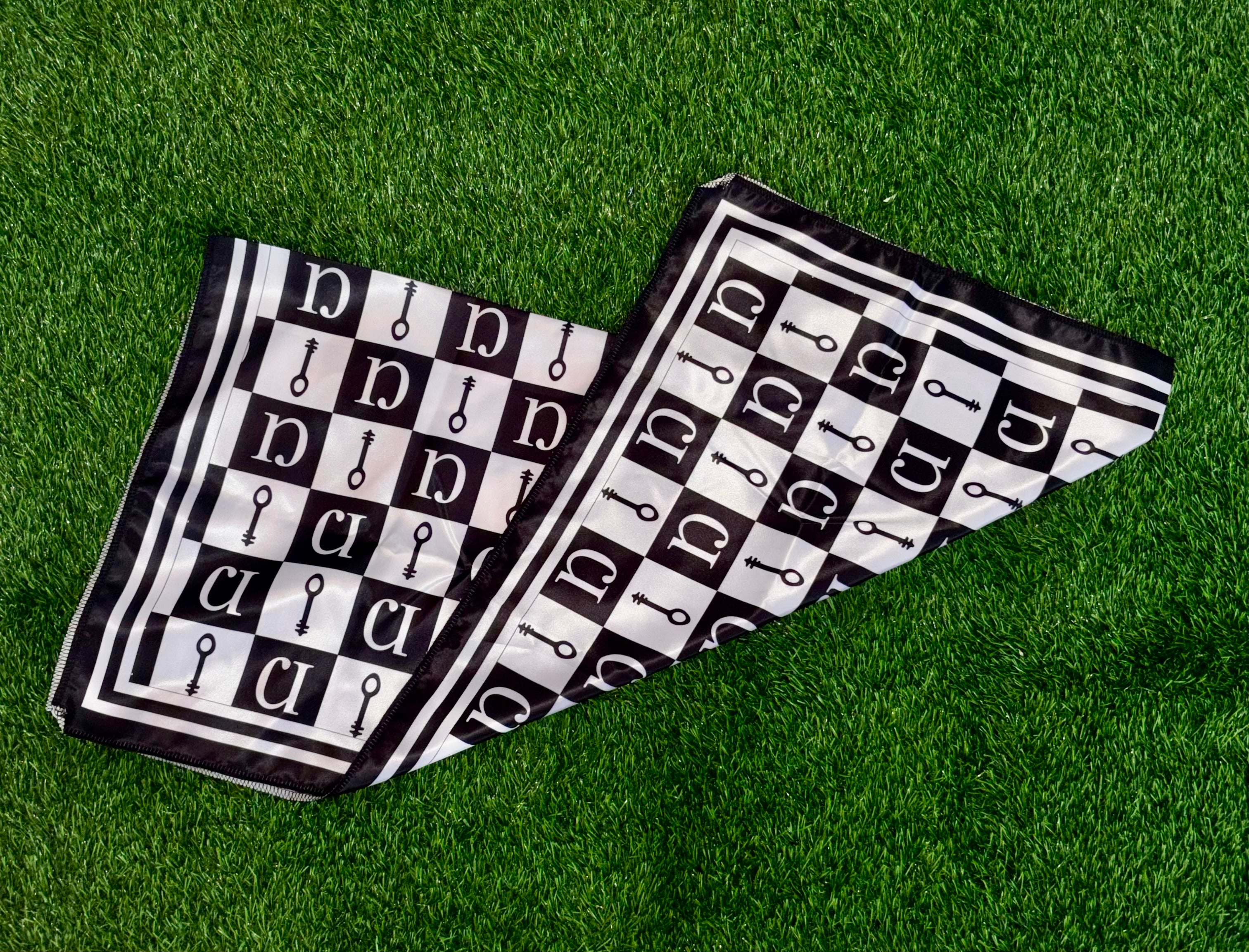 Signature Checkerboard Print Scarf