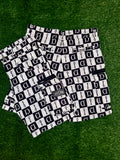 Signature Checkerboard Print Cargo Shorts