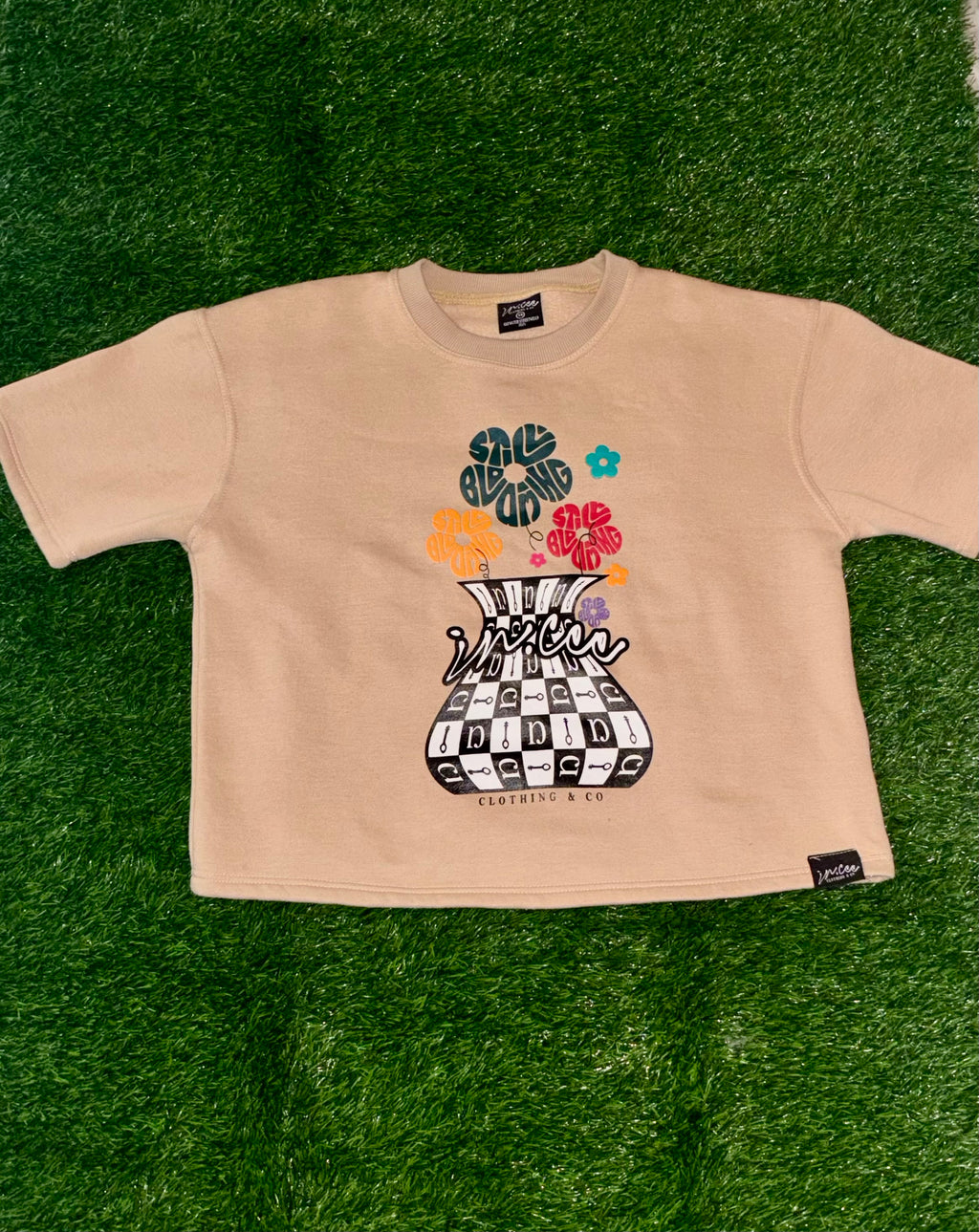Still Blooming Fleece Shirt (Tan)