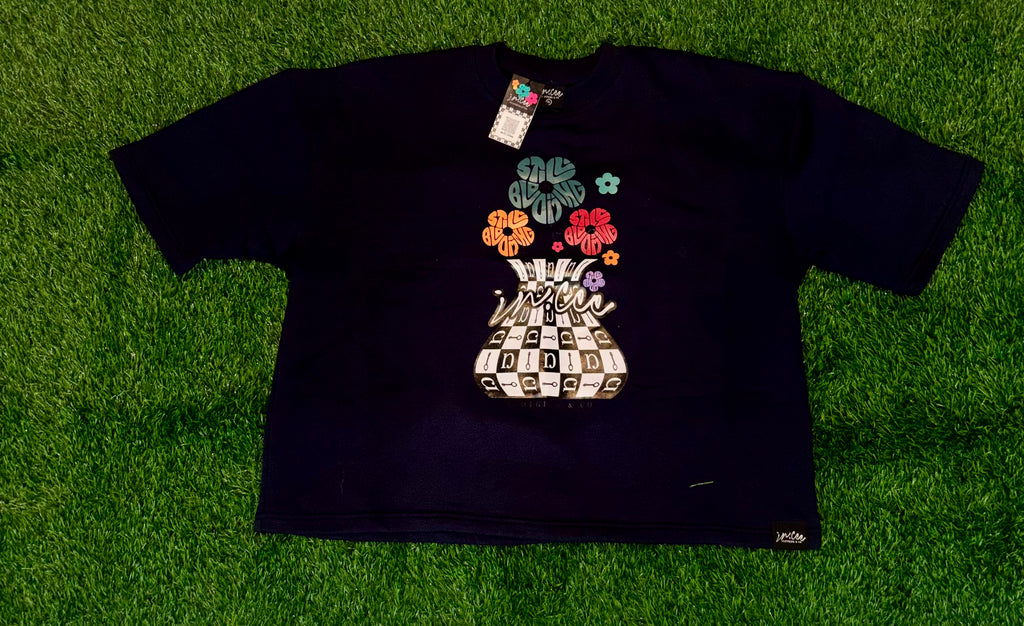 Still Blooming Fleece Shirt (Navy)